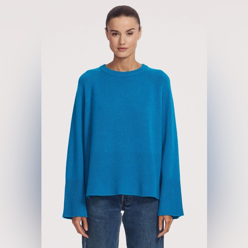 360 Cashmere Krystal Sweater, Alabaster